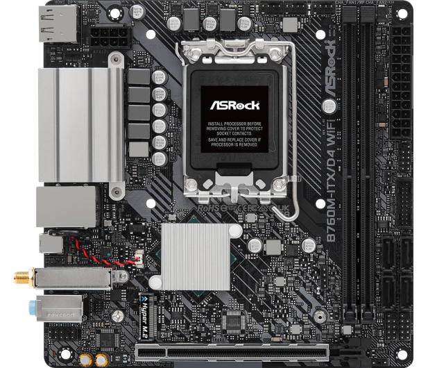 ASRock B760M-ITX Wi-Fi DDR4 - 1107465 - zdjęcie 3